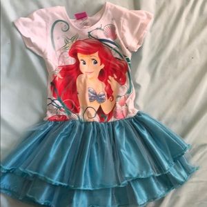 Ariel Mermaid shirt tutu dress
